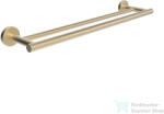 Laufen NIARA 60, 2 cm-es dupla törölközőtartó, halvány matt arany H3810621650021 (H3810621650021)