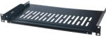 LogiLink RAFT FIX LOGILINK 1U pentru rack 19", adancime 250mm, sarcina maxima 10Kg, vopsea antistatic, otel 1.5mm, black, "SF1C35B (SF1C35B) - pcone