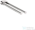 Laufen NIARA 40, 2 cm-es mozgatható dupla törölközőtartó, króm H3810610040011 (H3810610040011)