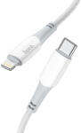  Cable USB C to Lightning Hoco PD 3A 20W 1 m X70 white (6931474760395)