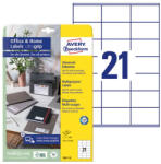 AVERY Etikett AVERY 3481-10 70x41mm univerzális 240 címke/doboz 10 ív/doboz (3481-10) - tonerpiac