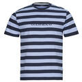 Guess Rövid ujjú pólók SS CN REG STRIPED YD TEE Kék EU S