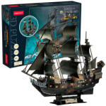 CubicFun 3D puzzle Queen Anne's Revenge kalózhajó LED világítással (L522)
