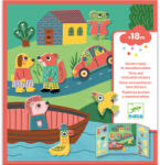 DJECO Djeco Matricás foglalkoztató - Állatokkal - Animals (DJ09071)