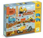 DJECO Óriás puzzle (12+5 db) - Construction site (DJ07167)