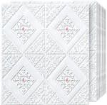 HOZRO Tapet 3D autoadeziv HOZRO, Model pentru Tavan/Perete, design modern, foarte usor de montat, Romburi + Diamante Roz , T79P