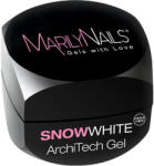 MarilyNails - ARCHITECH GEL HEMA FREE - SNOWWHITE - Hófehér - sűrű építő zselé - 40ml