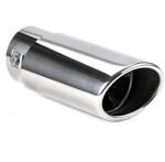  AMIO Kipufogóvég kerek/ferde krómozott rozsdamentes acél MT 020 (02349)