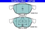 ATE Set placute frana ATE 13.0470-7159.2 (13.0470-7159.2)