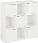 PAKOWORLD Biblioteca Bookel, Diverse culori, 88x28x89 cm (184-000113) Biblioteca