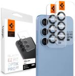 SPIGEN Glass tR EZ Fit Optik Pro HD 2 броя черно закалено защитно стъкло за камера Samsung Galaxy S25+ (AGL09088)