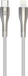 Forever Sleek Type-C - Lightning kábel 27W 1m - fehér