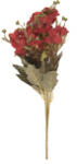 Clayre & Eef Buchet flori artificiale rosii verzi 10x10x32 cm (6PL0402R)