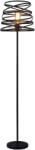 Aca Avantgarde Lampa de podea Î170xL40cm. cu Soclu pentru Bec E27 Negru (KS1538FB)