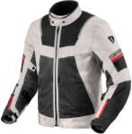 Rev'IT Tornado 4 H20 Bărbătesc Geacă de motocicletă 4 Sezoane Waterproof Silver-Black FJT382-4050 (FJT382-4050)
