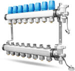 Einstal Set distribuitor inox 8 circuite teava pex 16x2 pentru calorifere complet echipat (5947226446630)