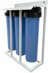 Nature Water Sistem de filtrare apa triplu corp Big Blue 20 inch filet 1 (41689302065) Filtru de apa bucatarie si accesorii