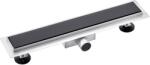 Einstal Sifon rigola inox pardoseala dus sticla neagra 30 cm (41689301212)