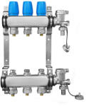 Einstal Set distribuitor inox 3 circuite teava pex 17x2 pentru calorifere complet echipat (253636251425)