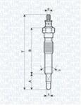 Magneti Marelli Bujie incandescenta MAGNETI MARELLI 062900092304 (062900092304)