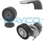DAYCO Set curea transmisie cu caneluri DAYCO KPV438 (KPV438)