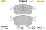 VALEO set placute frana, frana disc VALEO ESSENTIAL 302480 (302480)