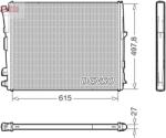 DENSO Radiator, racire motor DENSO DRM05123 (DRM05123)