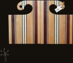 Fa-time Manufaktura Csíkos páros vágódeszka 4 féle fából (CSPVD-04) (CSPVD-04)