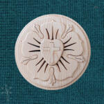 Fa-time Manufaktura Nagy Luther rózsa kőrisfából (LR23_01K)