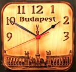 Fa-Time Hősök tere óra (kicsi) (Budapest panoráma sorozat) (Bp5-K) (Bp-5-K)