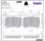 DELPHI set placute frana, frana disc DELPHI LP1839 (LP1839)