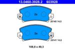 ATE set placute frana, frana disc ATE 13.0460-3928.2 (13.0460-3928.2)