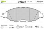 VALEO set placute frana, frana disc VALEO ESSENTIAL 302321 (302321)