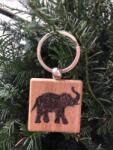  Fa kulcstartó Elefánt