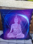 Buddha párnahuzat-Lila