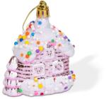 Family Collection Karácsonyfadísz, fényes házikó, 8 x 6 x 4 cm, 58587