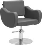 Gabbiano fodrászszék Sewella szürke INOX lábazattal