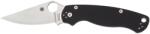 Spyderco PARA MILITARY 2 G-10 BLACK PLAIN C81GP2 EDC Zsebkés (PR-C200434109)