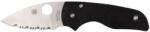 Spyderco LIL' NATIVE BLACK G10 SERRATED C230GS EDC Zsebkés (PR-C200477115)