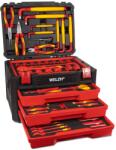 Welzh Werkzeug 4961-WW VDE 1000 V-os szigetelt szerszám készlet hibrid autókhoz, 63 részes (4961-WW) - dwdszerszam