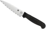 Spyderco KITCHEN CLASSICS CUCINA (Small Utility) CM. 11, 4 SERRATED BLACK K05SBK Konyhakés (PR-C200K05SBK)