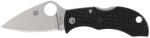Spyderco MANBUG FRN BLACK LEAF PLAIN MBKLFP EDC Zsebkés (PR-C200440807)
