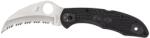 Spyderco TASMAN SALT 2 FRN BLACK SERRATED C106SBK2 EDC Zsebkés (PR-C200456309)