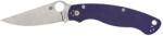 Spyderco MILITARY 2 G-10 DARK BLUE CPM S110V PLAIN C36GPDBL2 EDC Zsebkés (PR-C200434911)