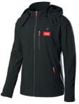 FLEX TJ 10.8/18.0 akkus unisex fűthető kabát, fekete (akku és töltő nélkül) (423173)