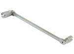 Laser Tools LAS-7381 kétoldali csuklós, extra hosszú, racsnis fékcsőkulcs, 10 x 11 mm (LAS-7381) - dwdszerszam
