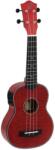 Dimavery UK-100 Soprano Ukulele, flamed red (26255807)