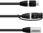 Eurolite Adapter Cable DMX IP XLR 3-pin(m)/2xIP XLR 3-pin(f) (30227869)