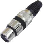 Omnitronic XLR socket 3-pin bk 10x (30200111)