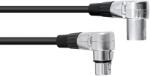 Omnitronic XLR Cable 3-pin 1.5m 90° bk (30220630)
